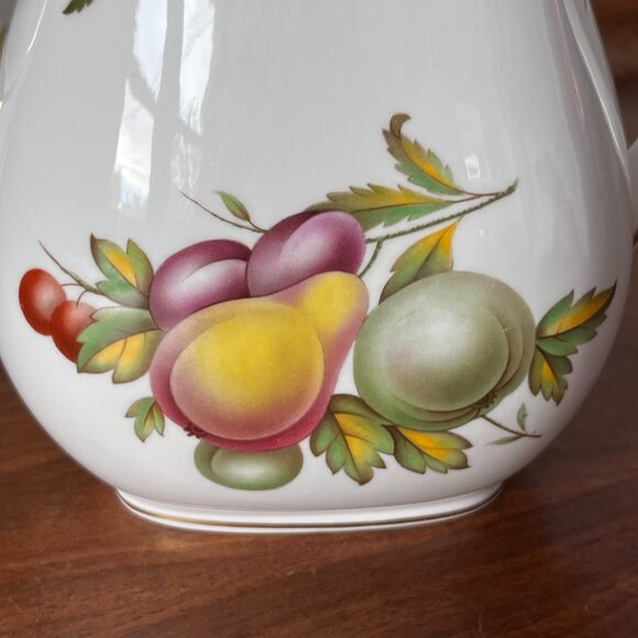 Spode REPRODUCTION Blenheim Coffee Pot Bone China England 1815 Pattern Pears - Picture 9 of 14